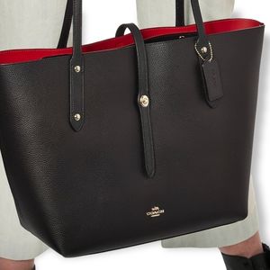 Coach Market Tote oxblood malaysia